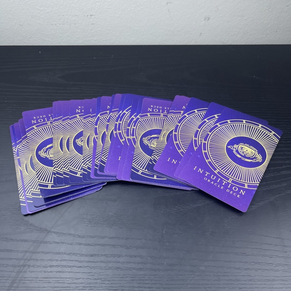 Intuition Oracle Deck 45 Cards w/‎ Guidebook Divination Spiritual Guidance